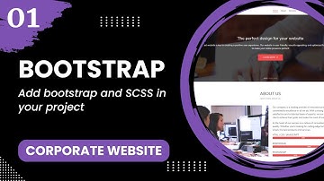 Bootstrap #1 - Add bootstrap and SCSS in your project