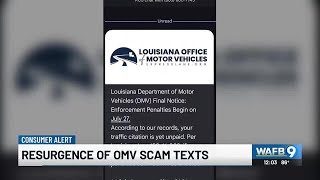 State officials warn residents of OMV text message scam