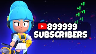 We're Almost There! 900K Subscriber Live Brawl  Stars Stream!?🤯 #Shorts