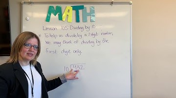 4 Saxon Lesson 105: Dividing by 10