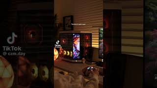 Setup chill #gaming #setup #chill #pc #pcgaming #gameplay #relax #room #minimalista #luz #vibes