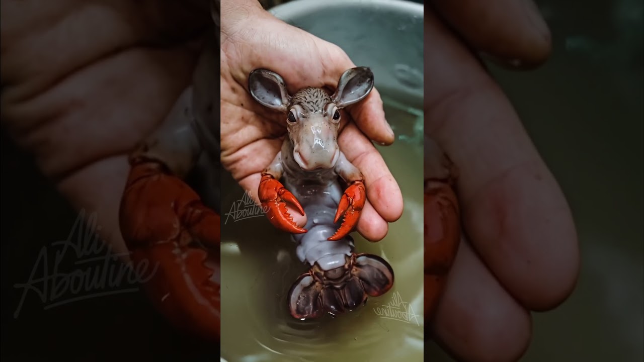 Curious creature in hand 