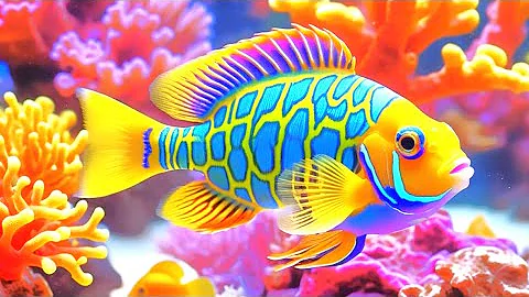 The Best 4K Aquarium - Dive Into The Mesmerizing Underwater Realm, Sea Jellyfish, Coral Reefs