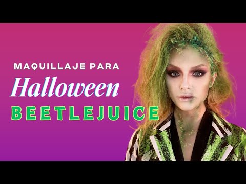 Maquillaje para halloween - Cómo hacer makeup beetlejuice