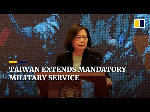 Taiwan extends mandatory military service as tensions with mainland China increase