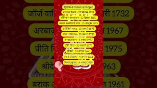 Famous मूलांक 4 || Famous Personality Number 4 #shorts #ytshorts #numerology #astrology Wealth