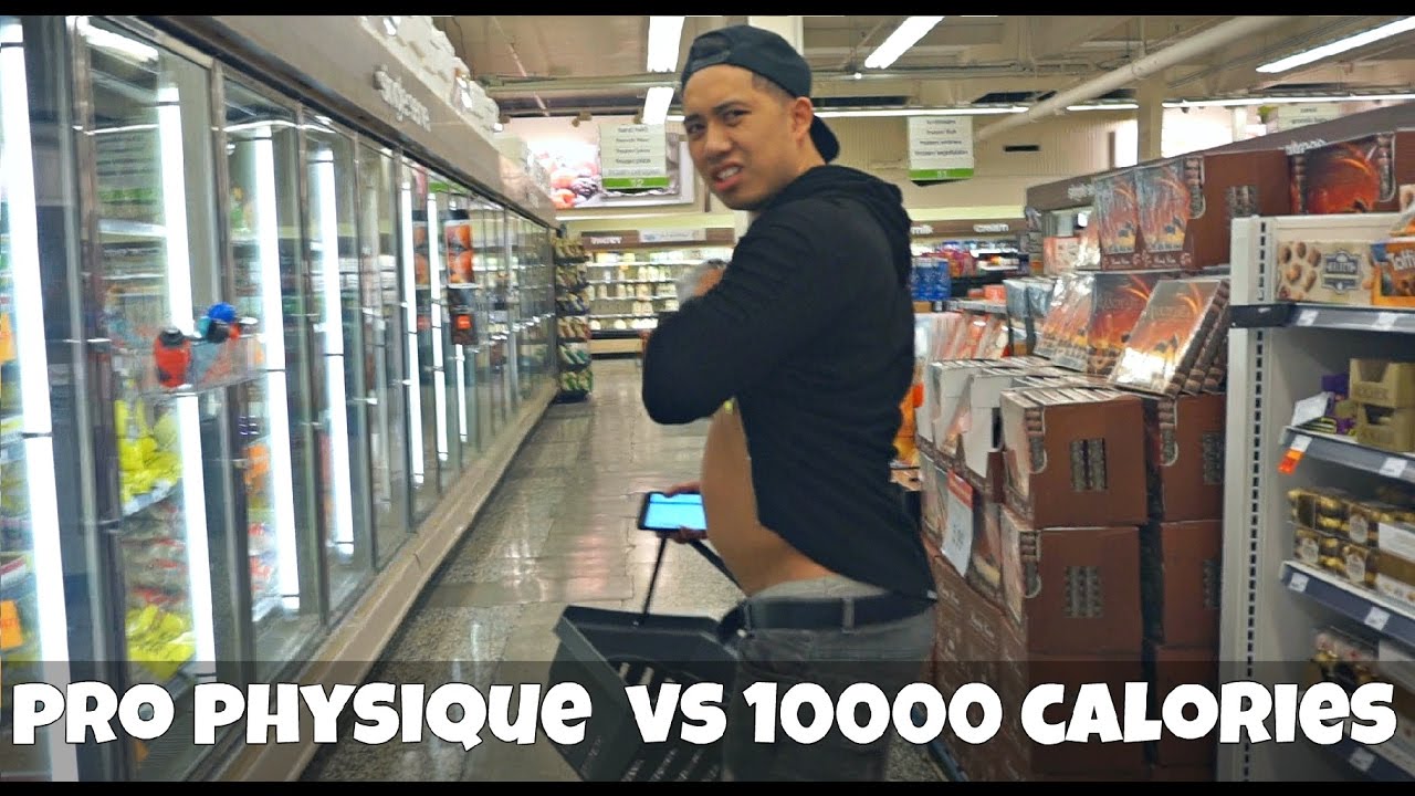 EPIC CHEAT DAY PRO PHYSIQUE VS 10000 CALORIE CHALLENGE - YouTube