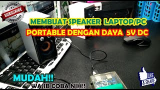 Building Laptop Speakers Using the PAM8403 Module