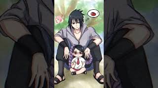 Sarada and Sasuke cute moments|| All Uchiha reation 😎 #naruto #aesthetic #music