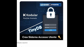 Kodular Avanzato: Crea un Sistema di ACCESSO UTENTE 🔐 con TinyDB (Tutorial Completo) - 2025