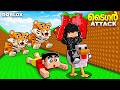 Shinchan Saves Brainrots from the WILDEST Animals in Roblox! 🐾😱