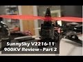 Review of Sunnysky V2216-11 900kv Motor - Part 2 - Thrust Testing