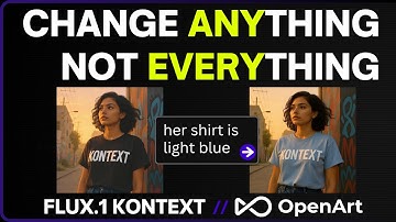 Change Anything in an Image with Flux Kontext on OpenArt (It