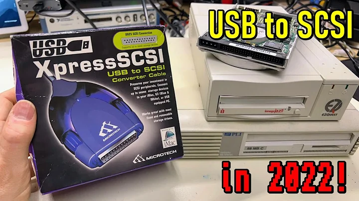 Using 90's tech to connect SCSI devices to modern computers in 2022