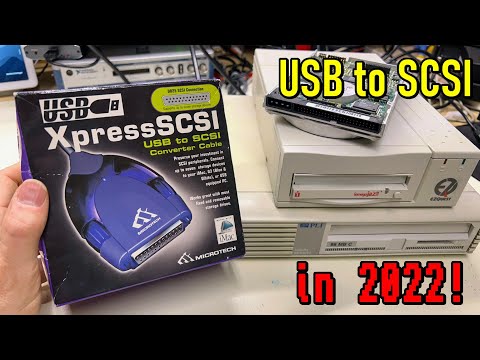 Using 90's tech to connect SCSI devices to modern computers in 2022