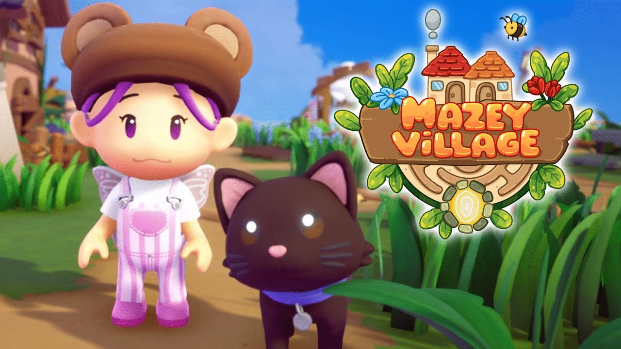 Rebuilding this Adorable Town after a Tornado Strikes!! - Mazey Village (Demo)