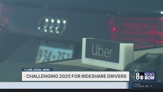 Las Vegas area rideshare drivers report rough 2025