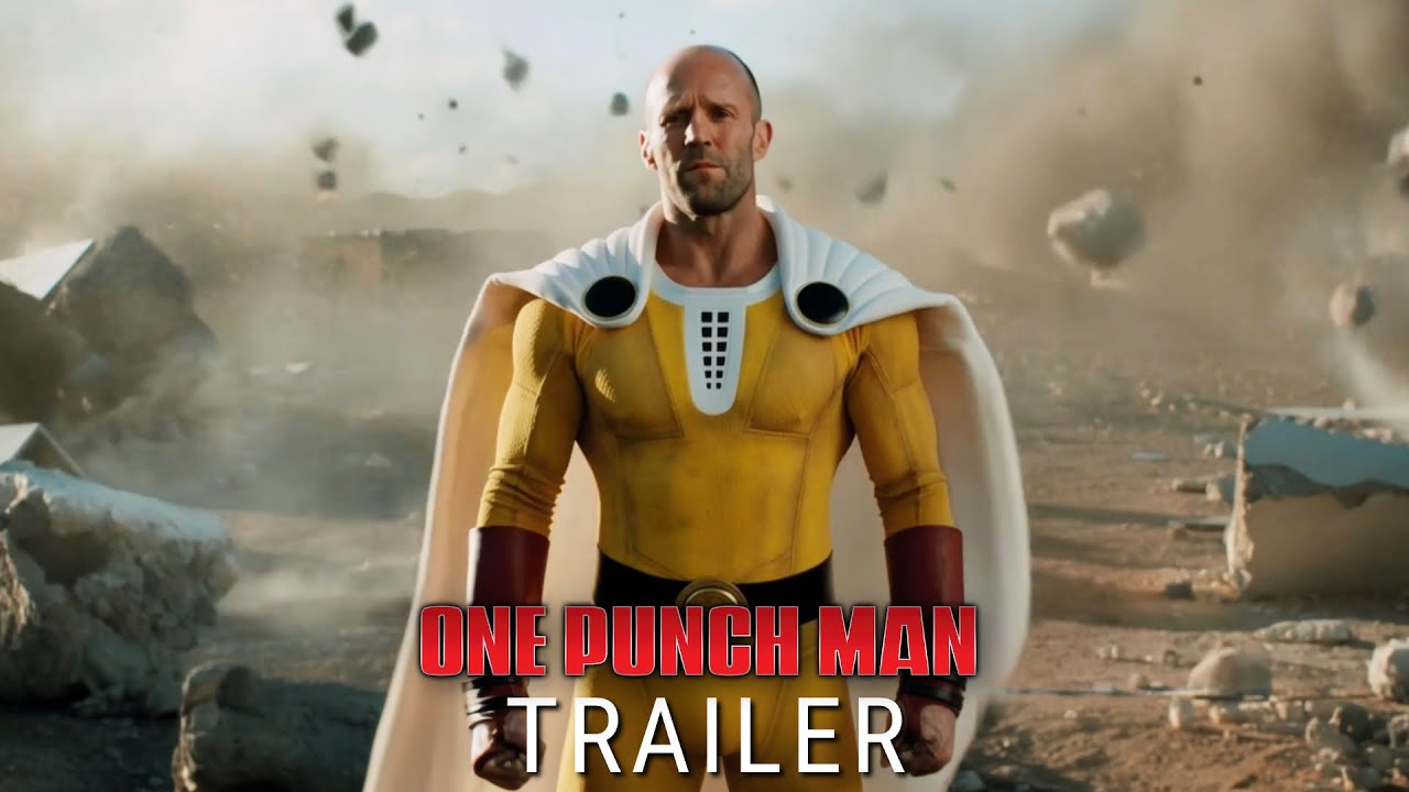 One Punch Man 2025 Live Action Trailer Jason Statham Tom Holland 