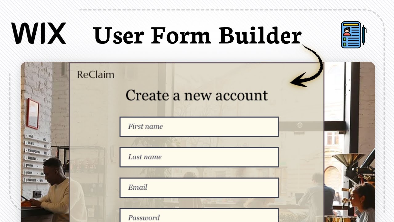 How to add registration form in Wix (Signup Portal) - YouTube