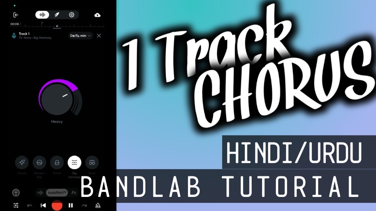1 Track Chorus in Bandlab Hindi YouTube