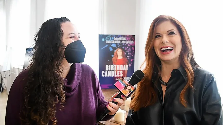 Debra Messing Celebrates BIRTHDAY CANDLES Coming t...