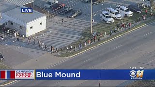 Some Lines Seen Throughout Tarrant County At Polling Sites