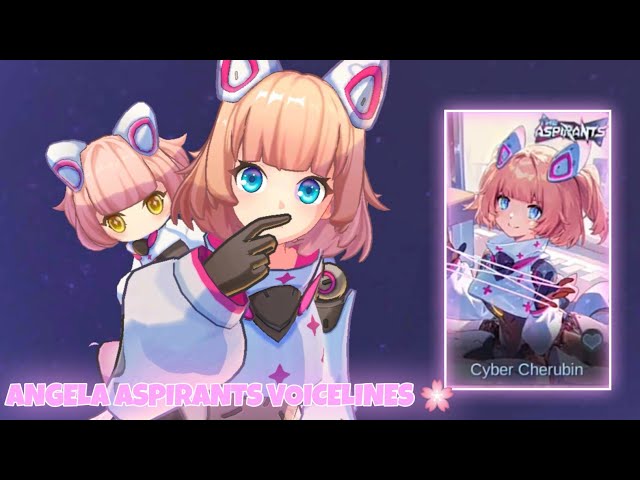 NEW ANGELA ASPIRANT CYBER CHERUBIN FULL VOICELINES UPDATE! class=