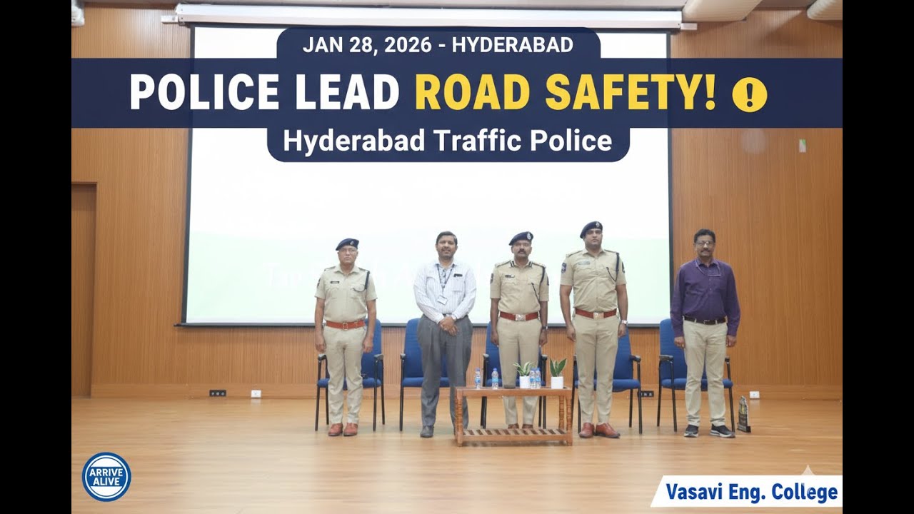 Hyderabad Traffic Police | Road Safety Awareness 2026 | Vasavi College | Jt. CP Joel Davis IPS Hyd