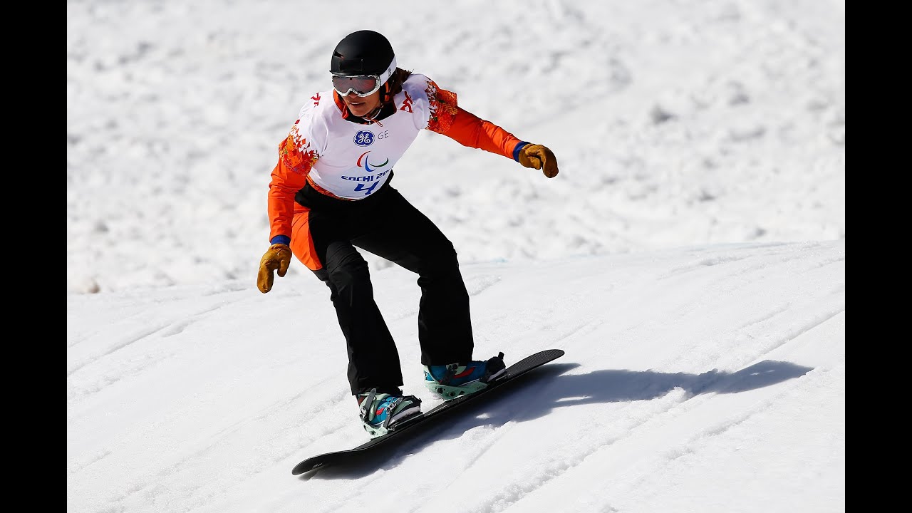Bibian Mentel-Spee (1st run) | Women's para snowboard cross | Alpine Skiing | Sochi 2014 Paralympics