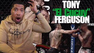 NON MMA FAN REACTS TO EVERY TONY FERGUSON FINISH SO FAR!!
