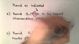 Rounding Decimals to a Desired Accuracy