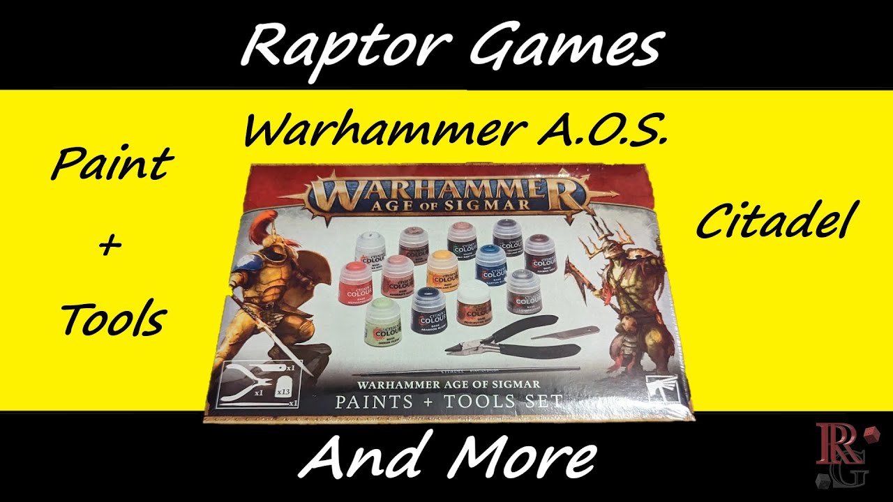Unboxing Warhammer Paint + Tool Set YouTube