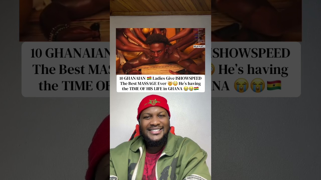10 GHANAIAN 🇬🇭 Ladies Give ISHOWSPEED The Best MASSAGE Ever 🤯 He’s having the TIME OF HIS LIFE