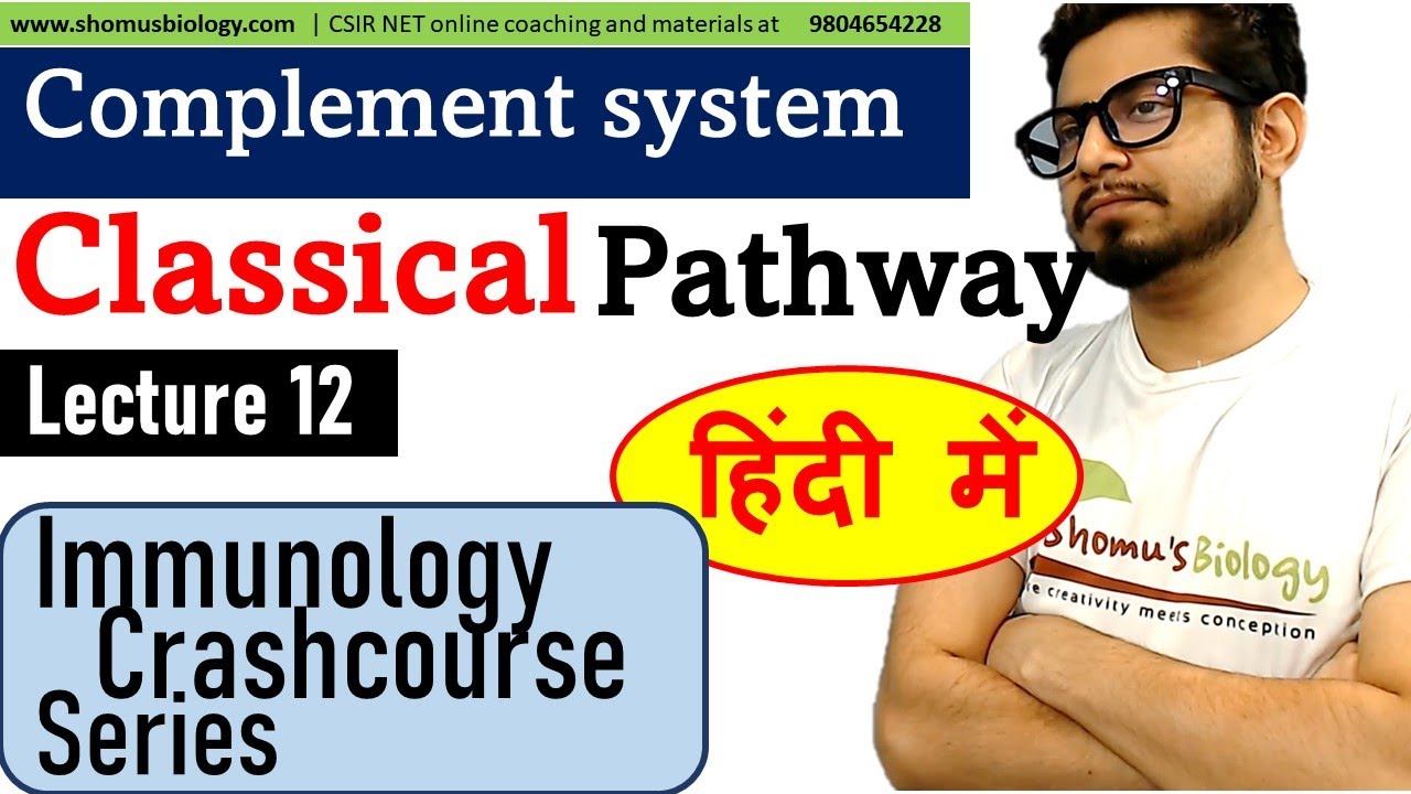 Complement system in Hindi |  classical pathway | Immunology lecture 12