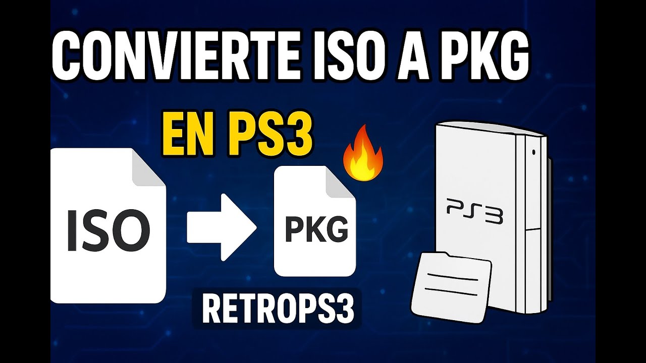 Convierte tus juegos ISO de PS2 a PKG con RetroPS3 | Instala y juega en tu PS3 fácilmente | XaviiGam