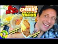 Del Taco® DOUBLE CHEESE BREAKFAST TACOS Review 🌅✌️🧀🍳🌮 ALL 3 VERSIONS! Peep THIS Out! 🕵️‍♂️