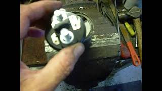 Stripping a Starter Motor Solenoid and repair.