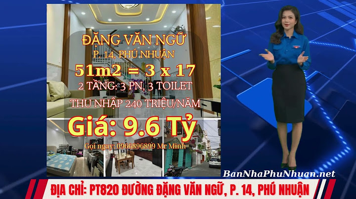 Bán nhà mặt tiền đặng văn ngữ p10 năm 2024