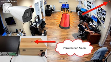 Panic Button Alarm Integration with Security Camera System
