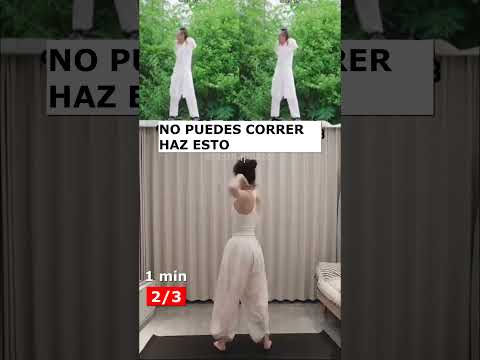 No puedes salir a correr, haz esto