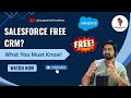 Salesforce Free CRM Demo | Salesforce VS HubSpot | Longswitch Academy | Shubham #sfdc
