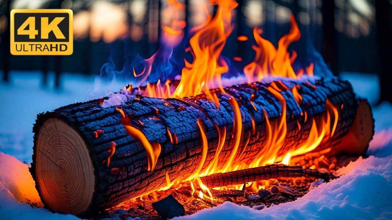 Heal Your Mind and Fall Asleep Fast with a Warm Winter Fireplace