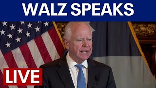 LIVE | Gov. Walz talks his decision to drop out of 2026 race