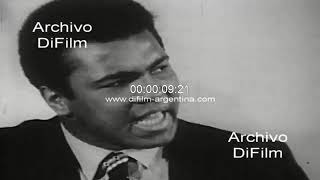 Boxing: Muhammad Ali and George Chuvalo at a press conference - 1972 ARCHIVE FOOTAGE