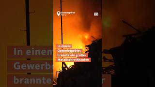 Gefahr in #Herne: #Feuerwehr warnt nach #Brand | WDR aktuell
