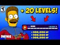 *NO TIMER* LEGIT Fortnite XP GLITCH MAP to LEVEL UP FAST in SIMPSONS SPRINGFIELD SEASON! (850,000!)