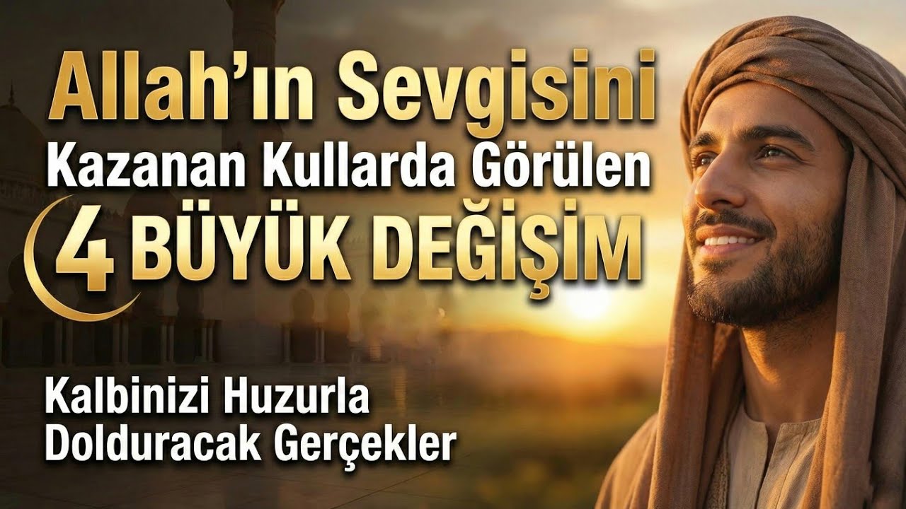 Allah’ın Sevgisini Kazanan Kullarda Görülen 4  Büyük Değişim  Kalbinizi Huzurla Dolduracak Gerçekler
