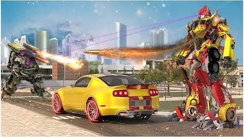 Grand Robot Hero Transform: Robot-Car Shooting / Android Games