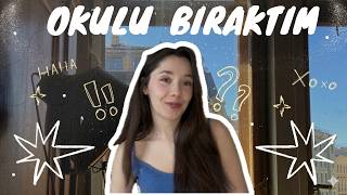 Okulu Bıraktım| influencer olmak için istifa etmek?| Gelin Sohbet Edelim☕️