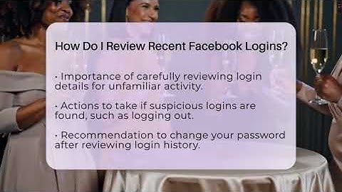 How Do I Review Recent Facebook Logins? - Everyday-Networking